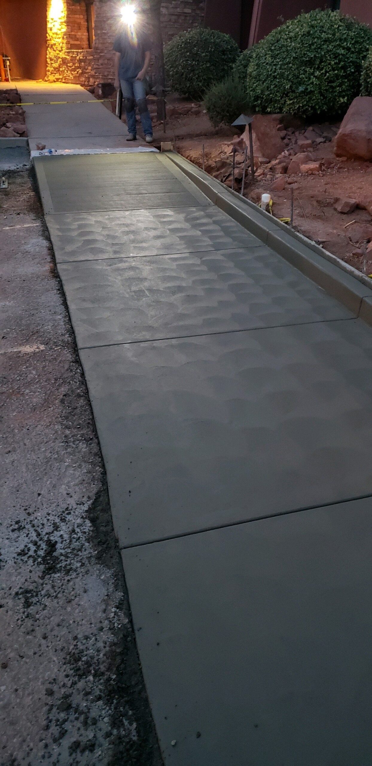 walkway cement Lakeland